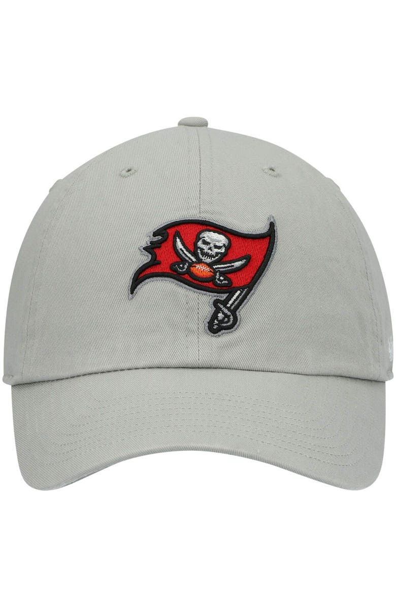 '47 Men's '47 Gray Tampa Bay Buccaneers Clean Up Adjustable Hat, Alternate, color,
