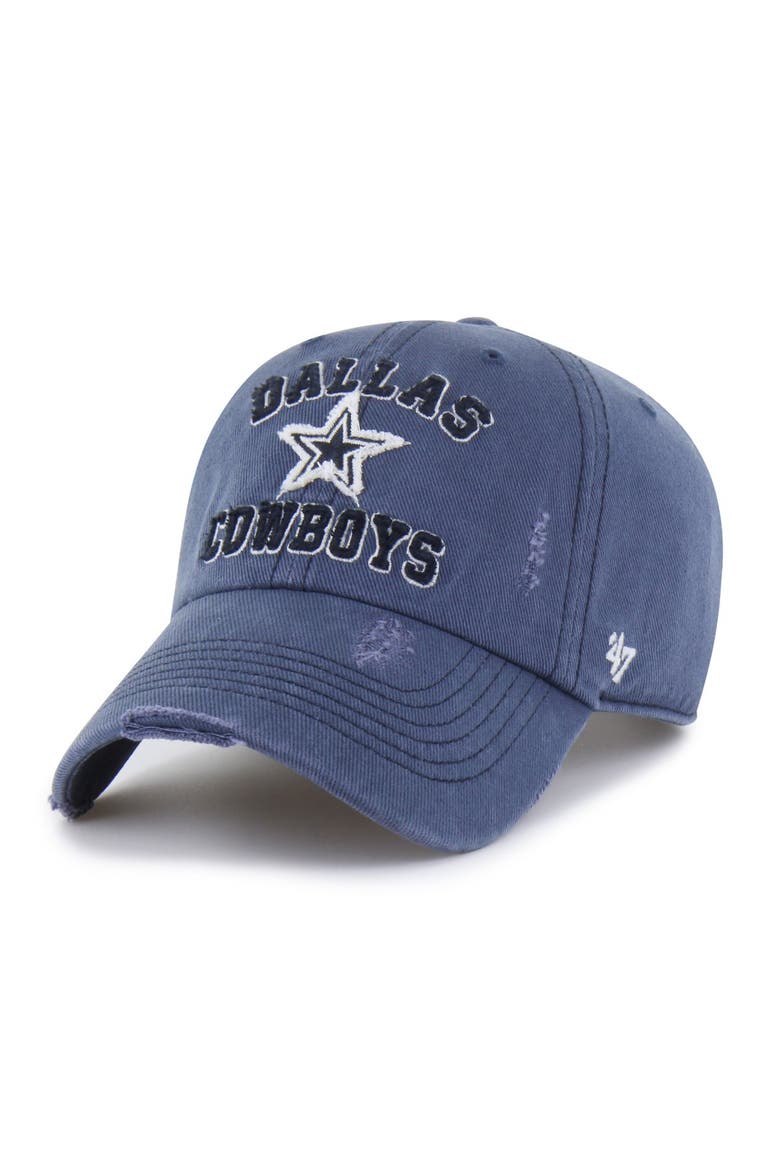 Men's '47  Navy Dallas Cowboys Seymoore Clean Up Adjustable Hat, Main, color, Navy