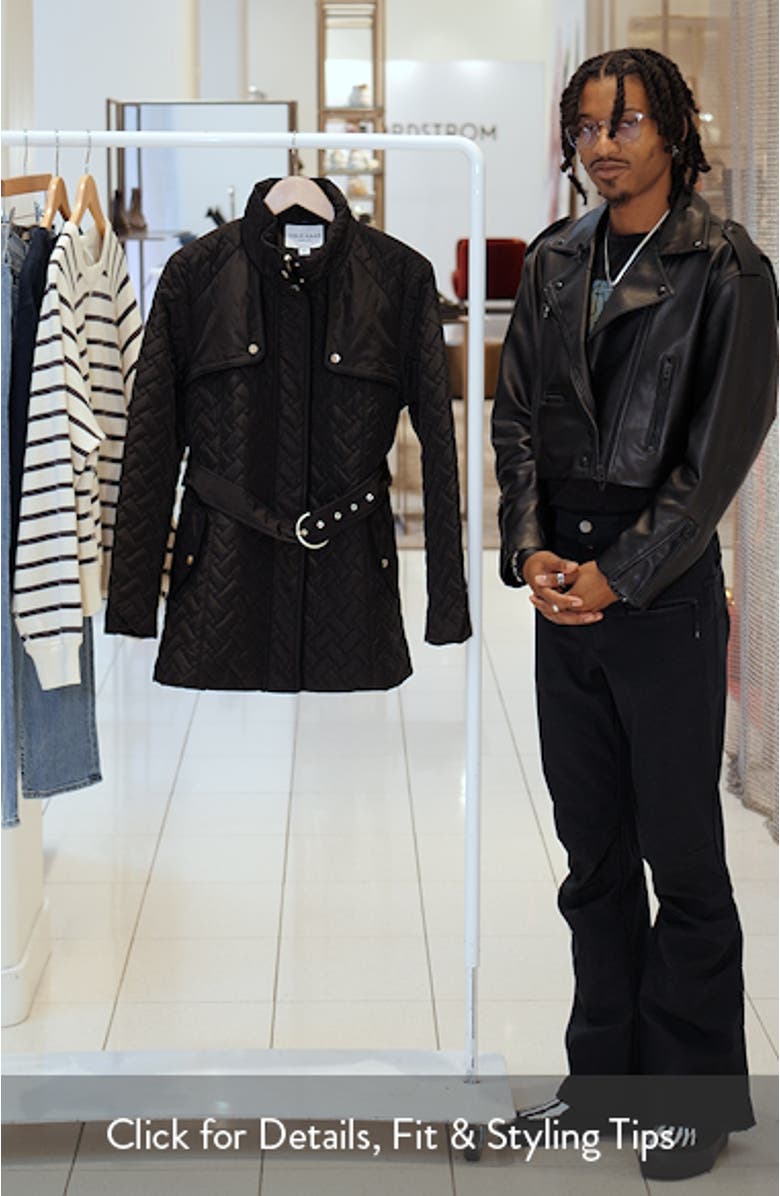 Signature Quilted Coat, sales video thumbnail