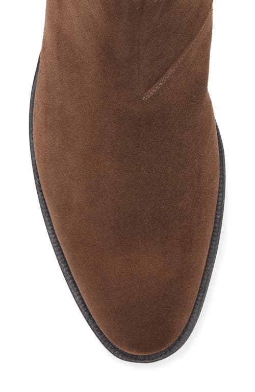 John Lobb Freddi Suede Ankle Boots In Dark Brown