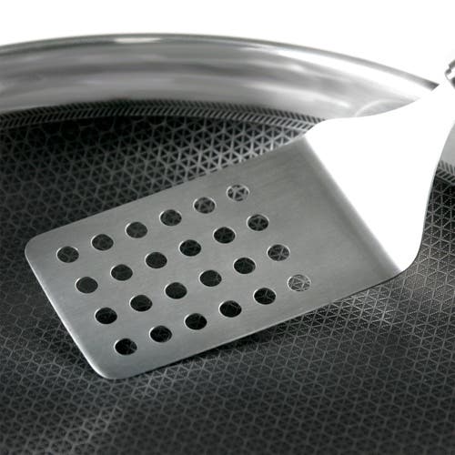Frieling Black Cube 11 Inch Stainless/nonstick Hybrid Fry Pan In Silver