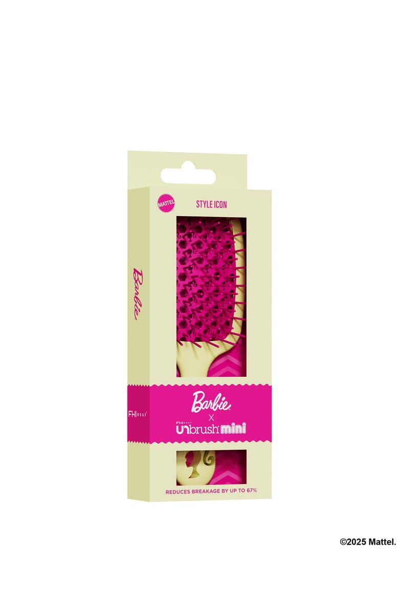 Unbrush Barbie Mini Detangling Brush, Alternate, color, Pale Yellow