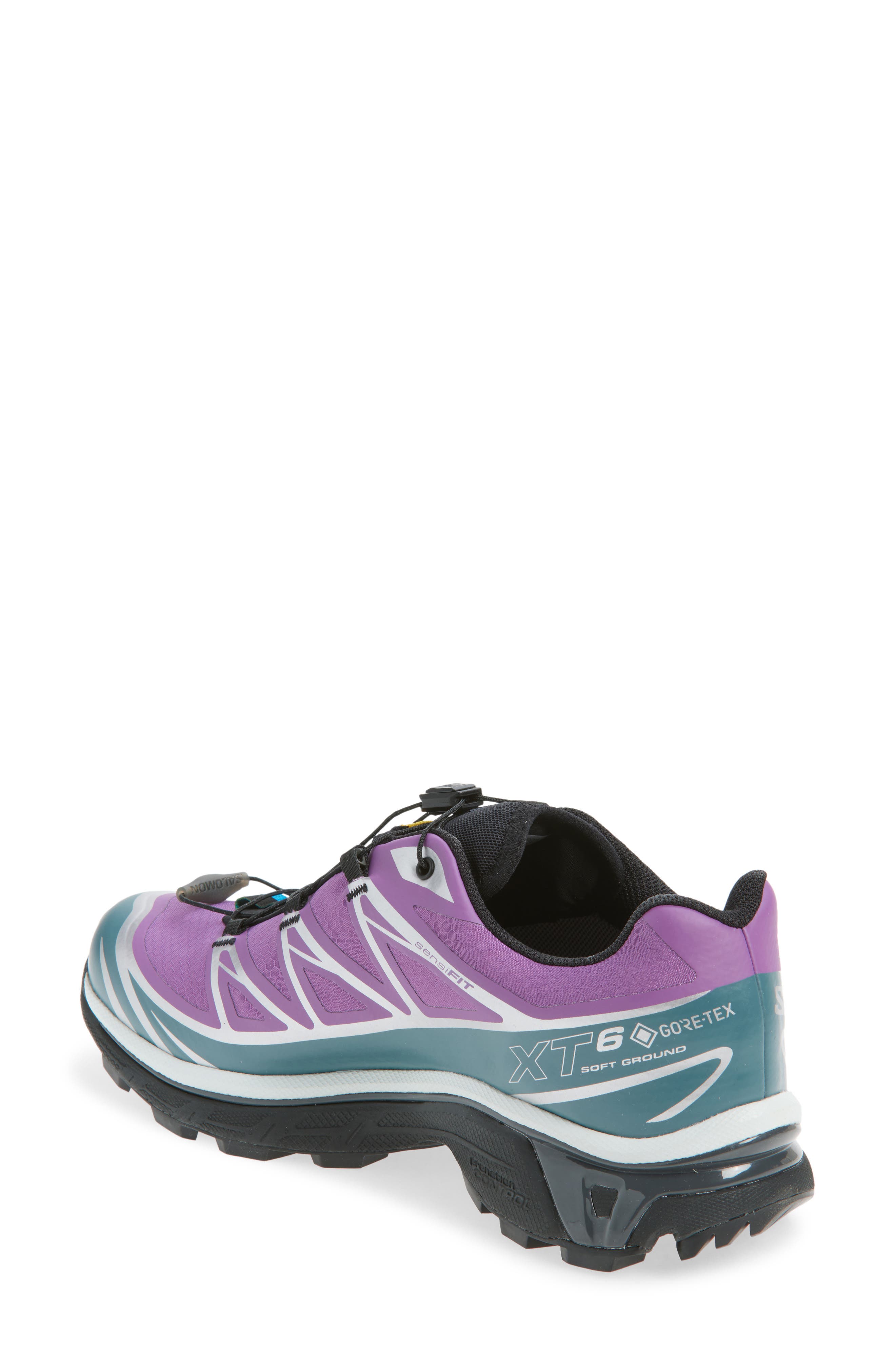 Salomon XT-6 Gore-Tex<sup>®</sup> Waterproof Sneaker, Alternate, color, Concord Grape/ Stormy Weather
