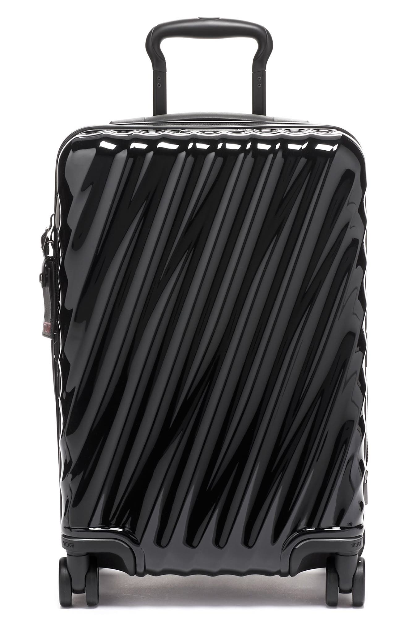 TUMI 22-Inch 19 Degrees International Expandable Spinner Carry-On, Main, color, Black