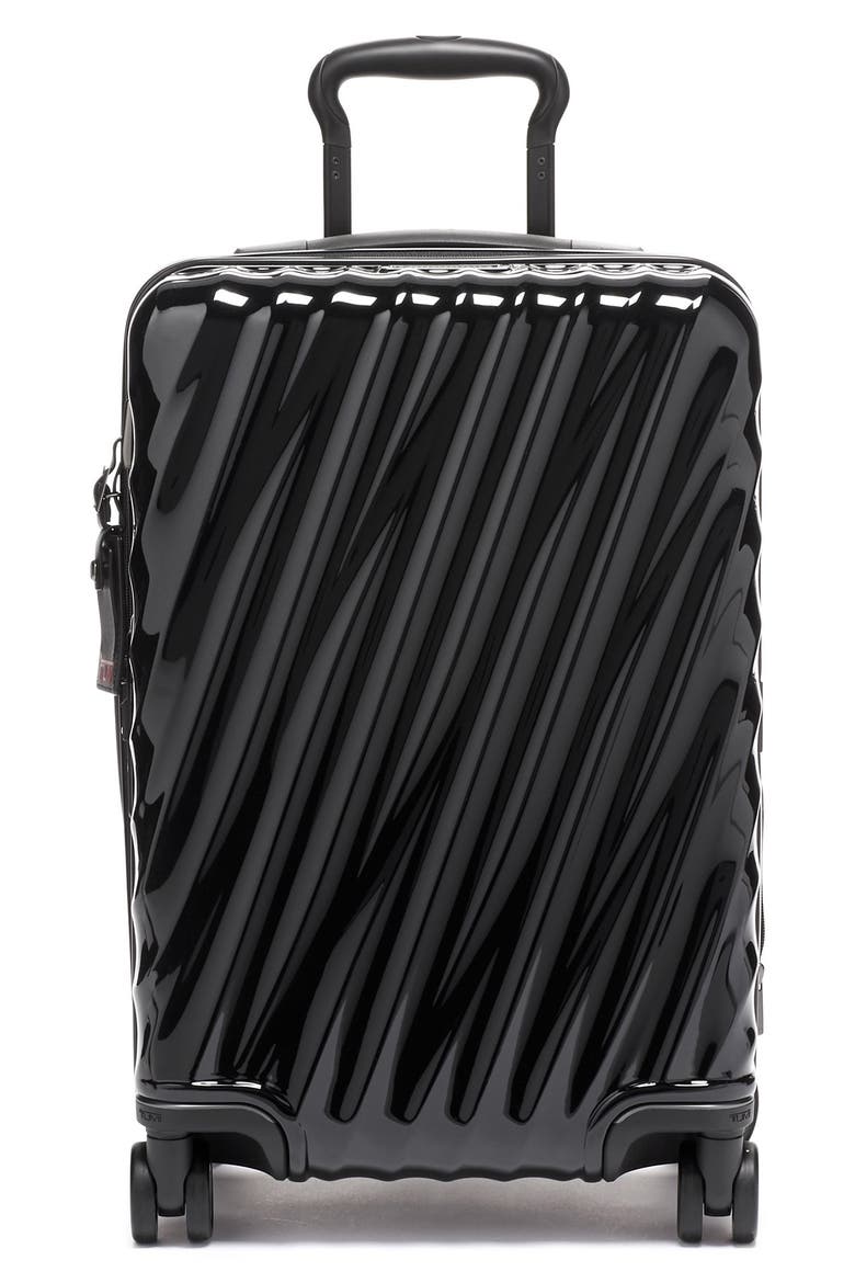 19 Degree Expandable Carry-On, Main, color, BLACK