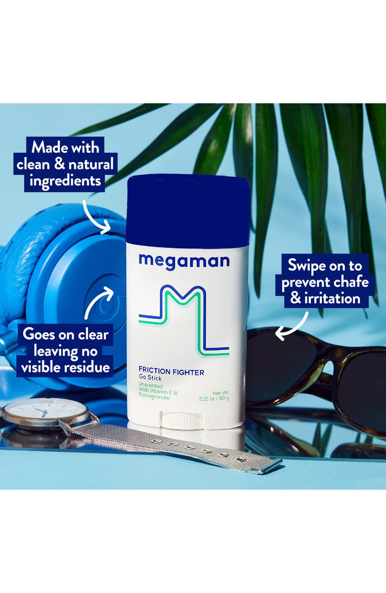 Megababe Megaman Friction Fighter Anti Chafe Go Stick, Alternate, color,