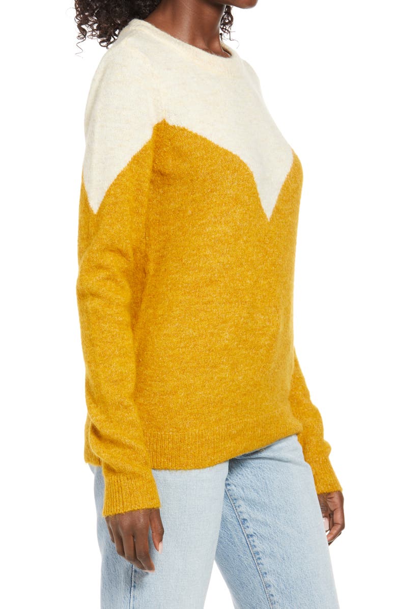 VERO MODA Plaza Colorblock Stripe Sweater, Alternate, color,