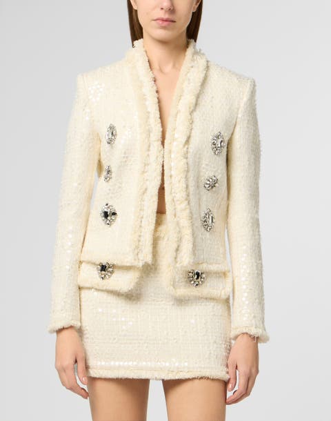 Tweed Bolero Paillettes Women