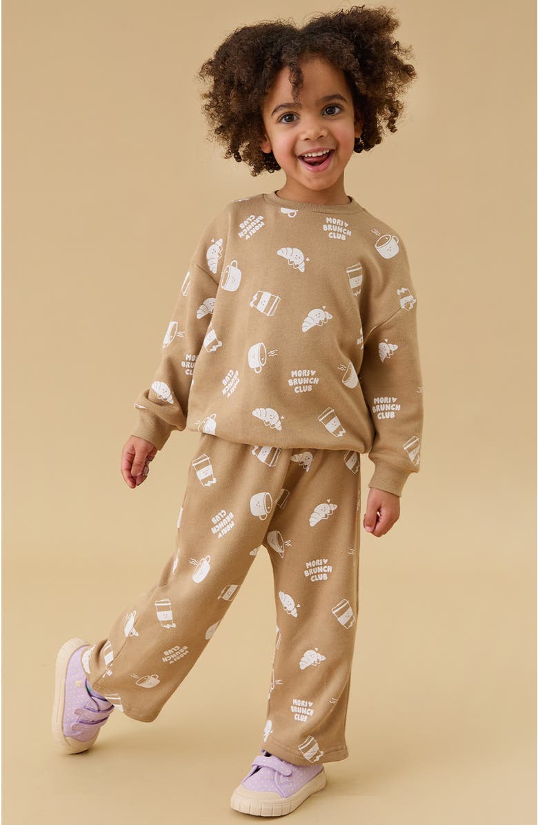 MORI Brunch Club Joggers, Alternate, color, Sesame & Gardenia