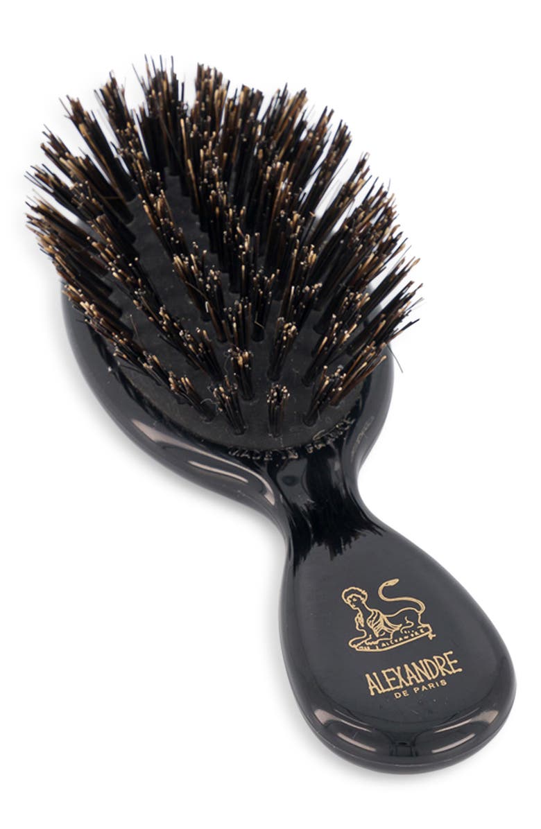 Alexandre de Paris La Ravissante Small Smoothing Hairbrush, Main, color, Black