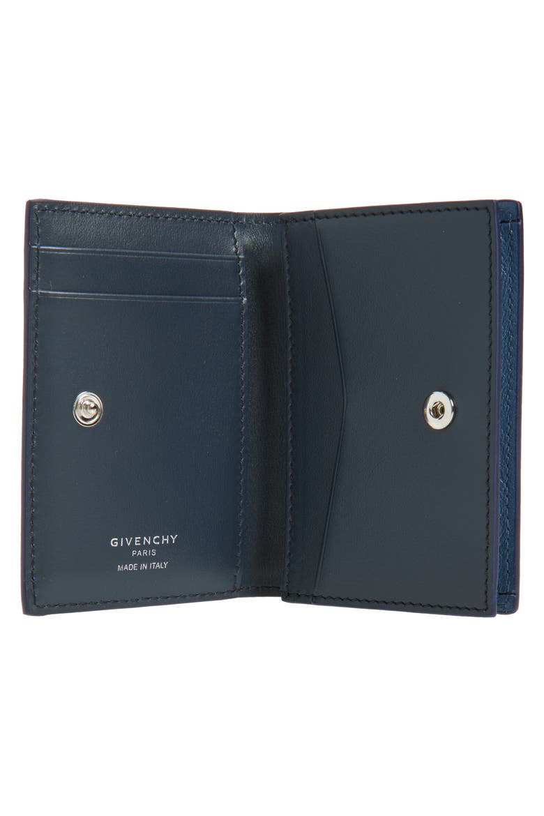 Leather Business Card Holder, Alternate, color, MILITARY BLUE