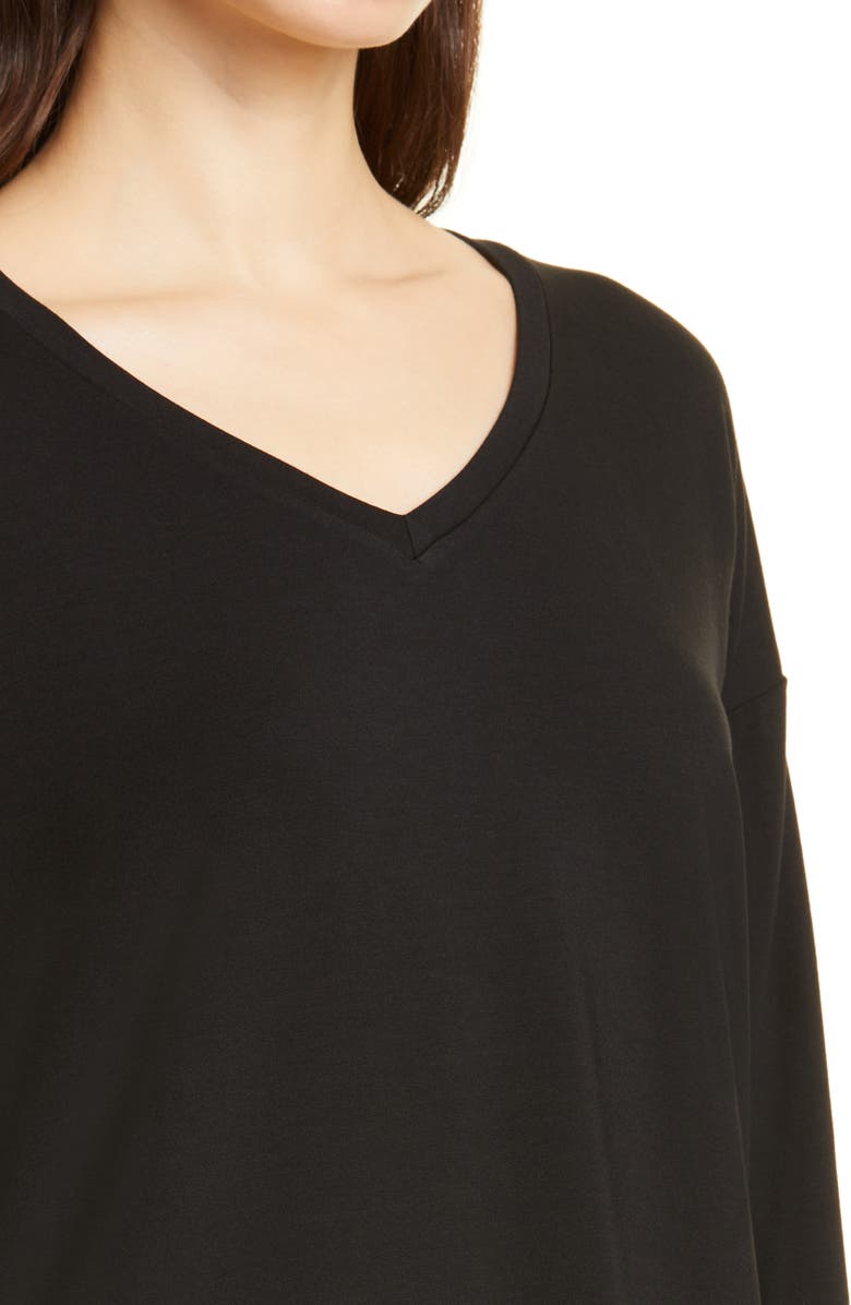 Eileen Fisher V-Neck Top, Alternate, color, 