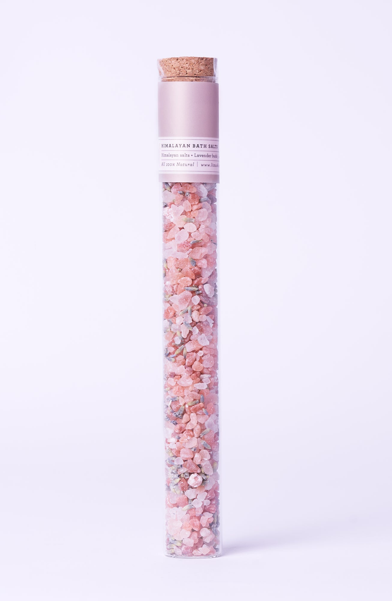 Lizush Natural Bath Salts Gift Set, Alternate, color, Light Pink / Dark Pink