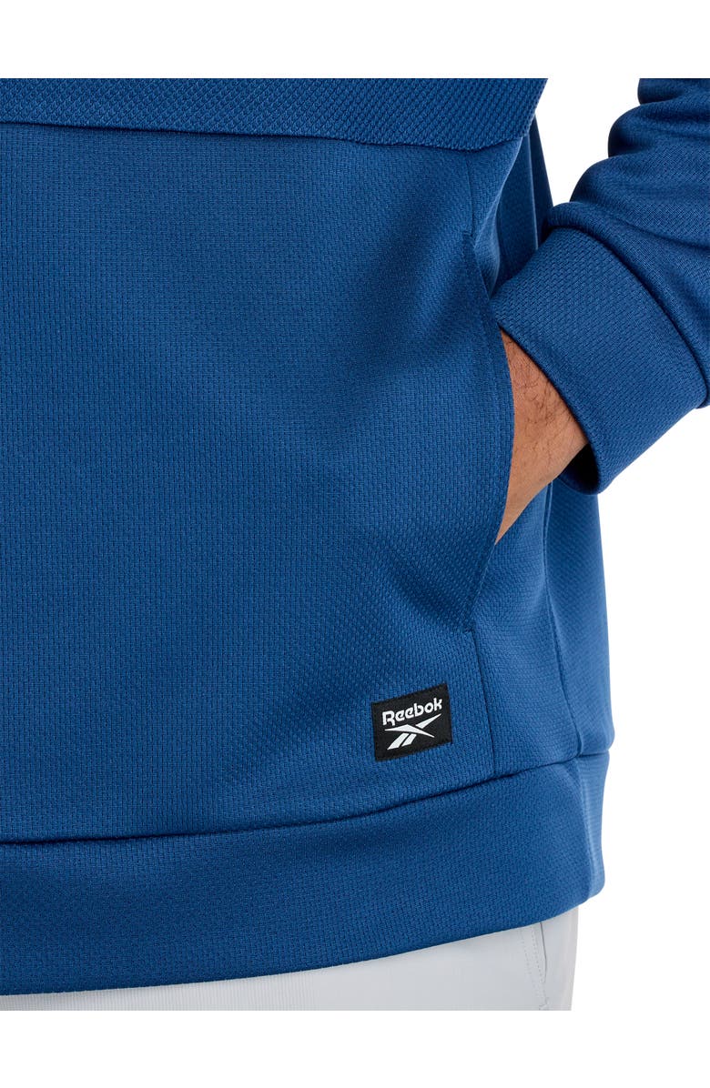 Reebok Big & Tall Performance Double-Knit 1/4-Zip Pullover, Alternate, color, Batik Blue