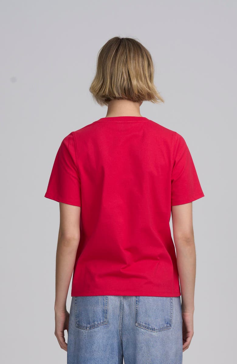 ELLE Collection Graphic Tee, Alternate, color, Red