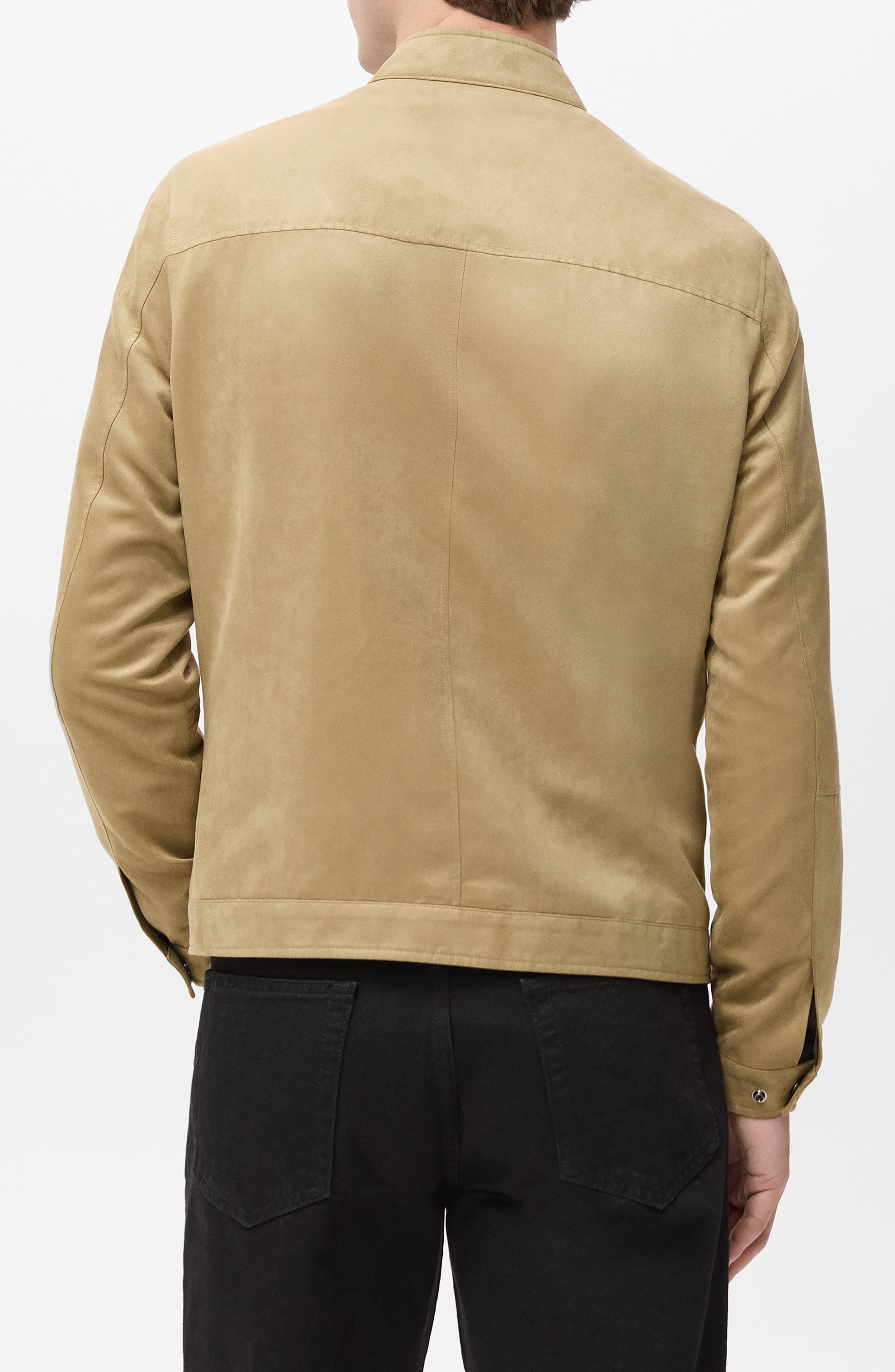 Faux Suede Biker Jacket - image 4