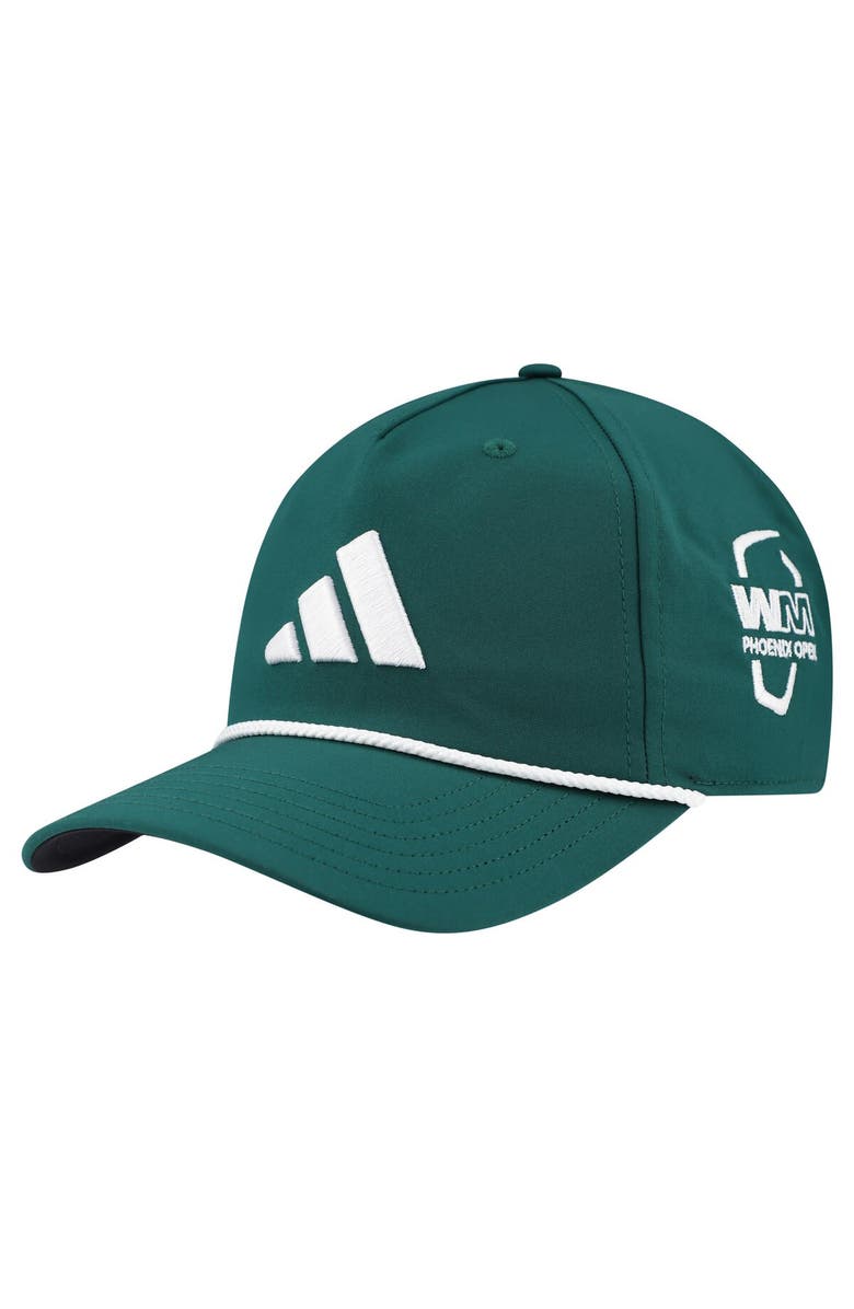 adidas Men's adidas Green WM Phoenix Open Tour Five-Panel Adjustable Hat, Main, color, 