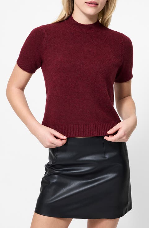 Vhari Short Sleeve Crop Sweater