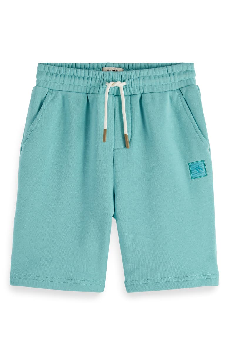 Scotch & Soda Kids' Organic Cotton Sweat Shorts, Main, color, Sea Blue