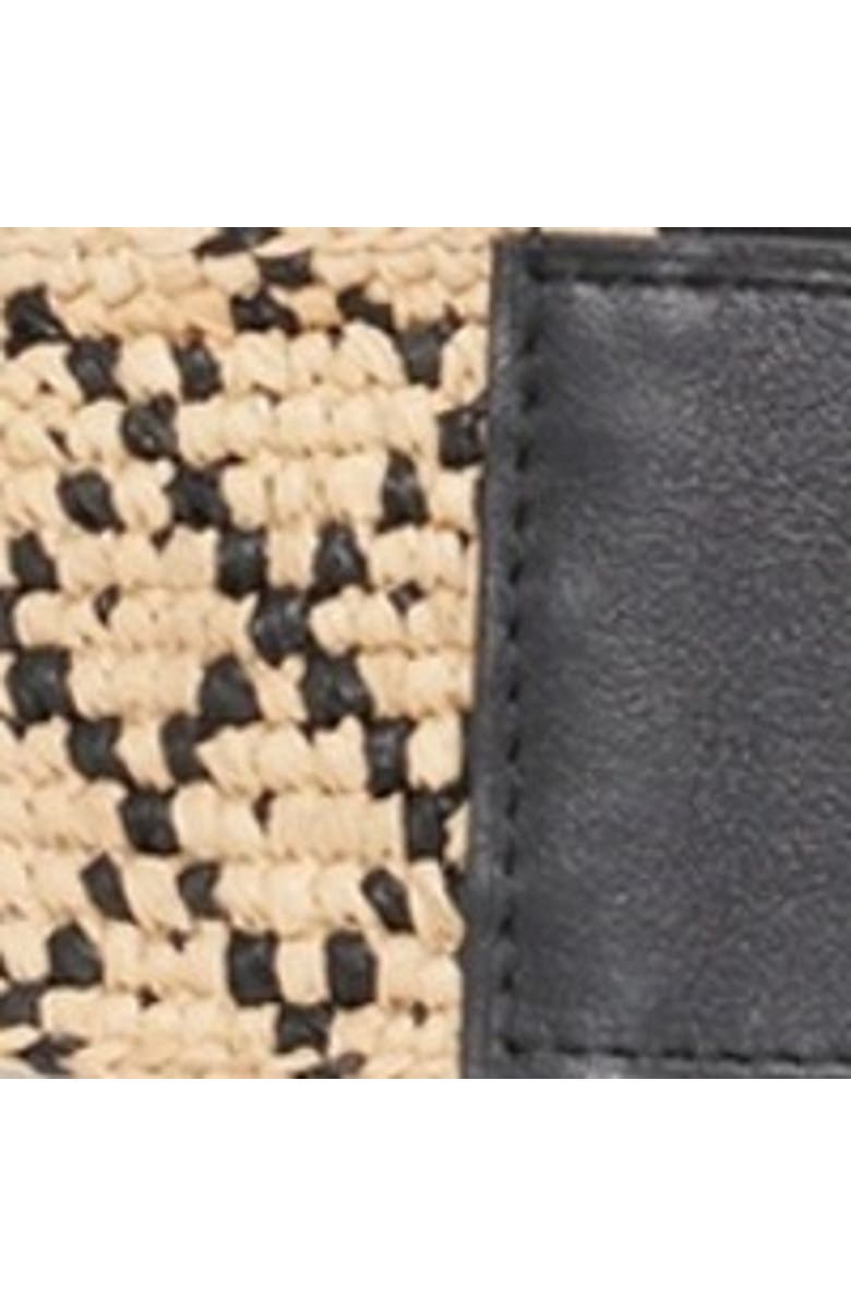 GERARD DAREL Tyra Raffia Corset Belt, Alternate, color, Black