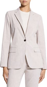 Theory Staple Linen Blend Blazer