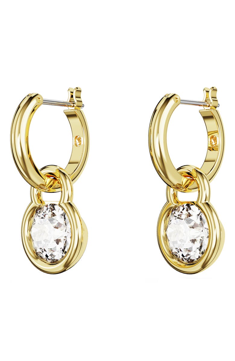 Swarovski Imber Crystal Huggie Hoop Earrings, Alternate, color, Gold