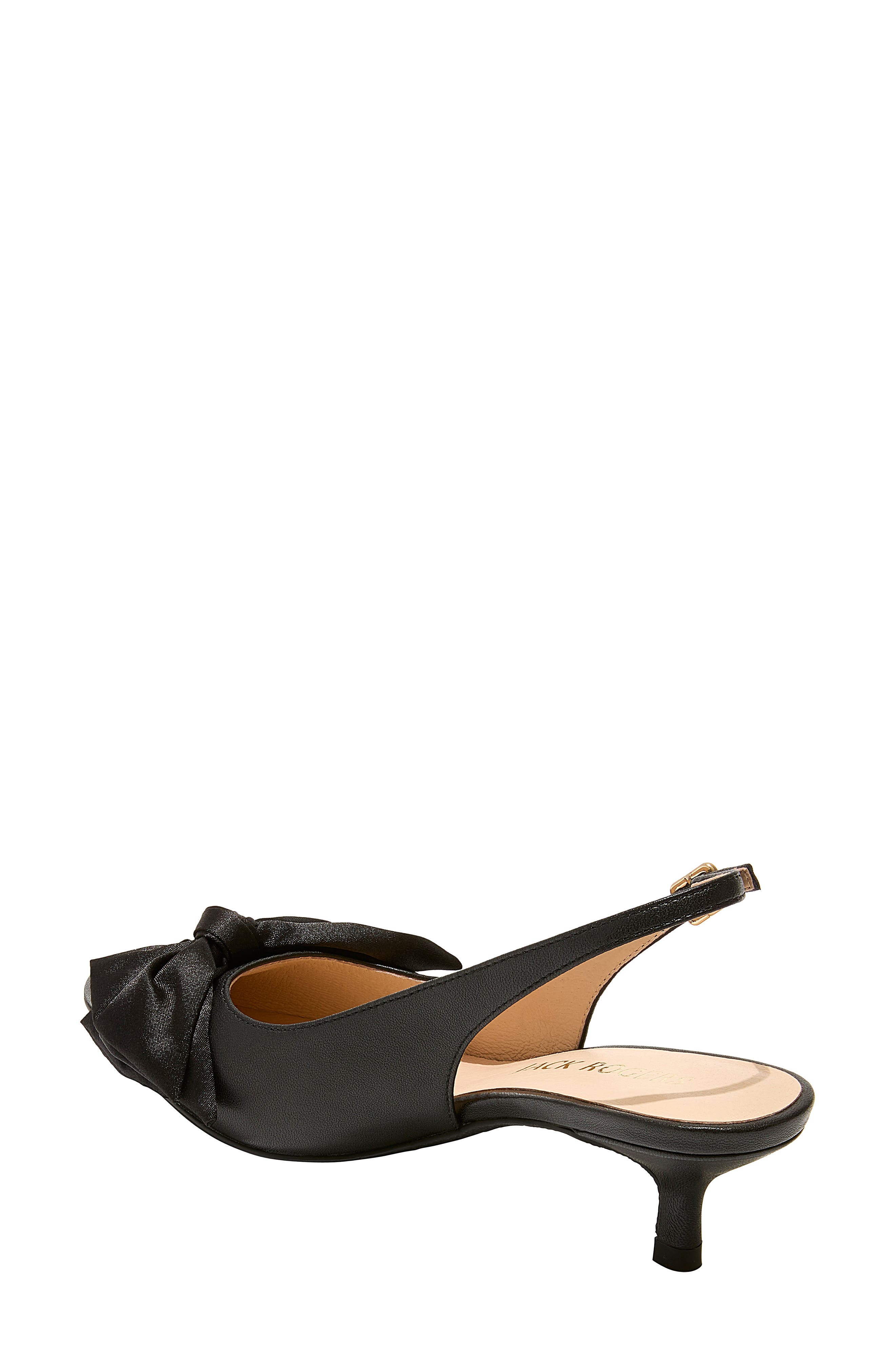 Jack Rogers Debra Pointed Toe Kitten Heel Slingback Pump, Alternate, color, 