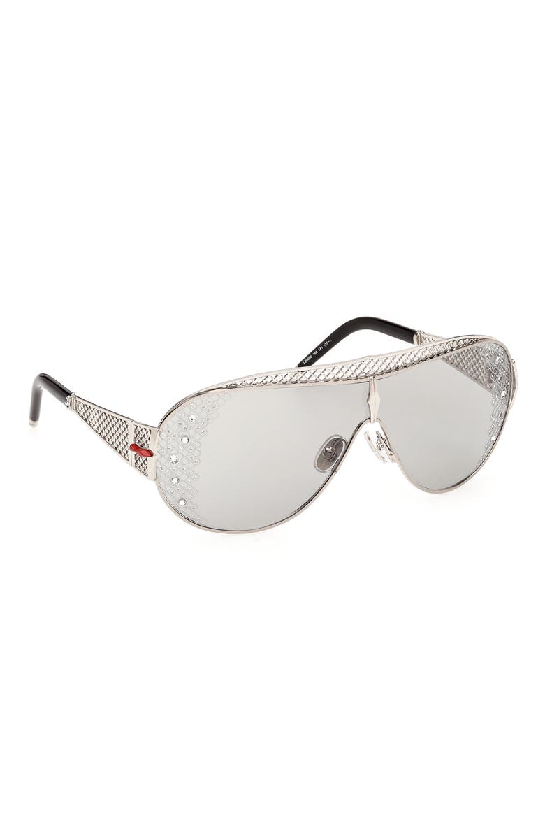 Oversize Shield Sunglasses, Alternate, color, SHNY PALL SMOKE