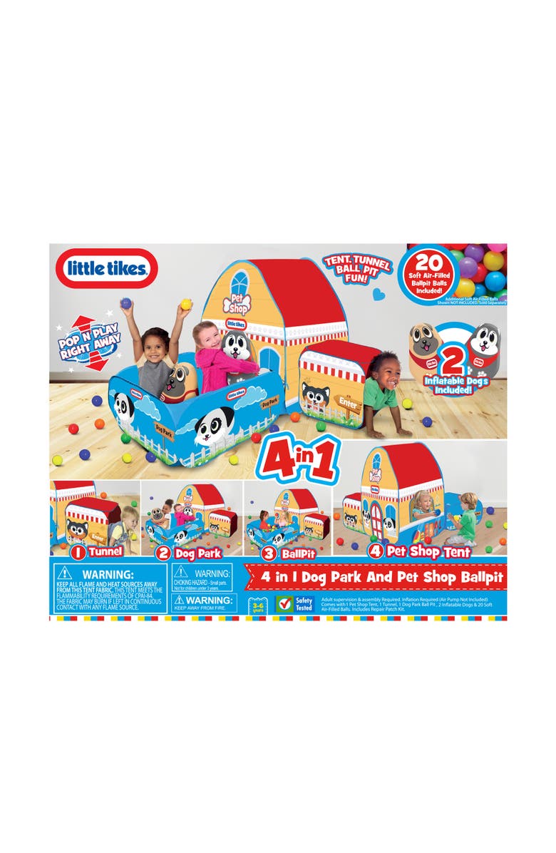 LITTLE TIKES 4In1 Dog Park & Pet Shop Ballpit Ages 3+, Alternate, color, 