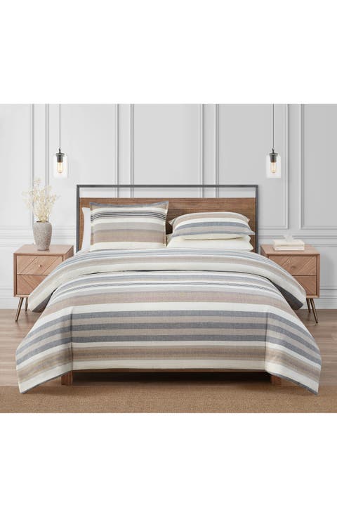 Cascade Stripe Comforter & Shams Set