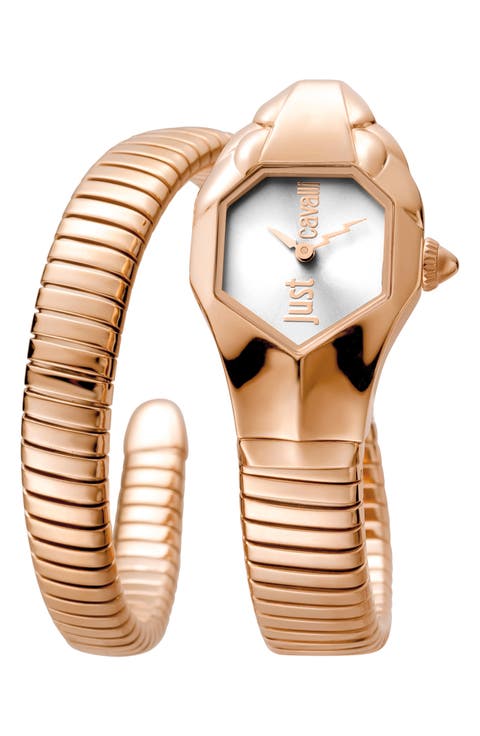 Snake Bracelet Watch, 22mm