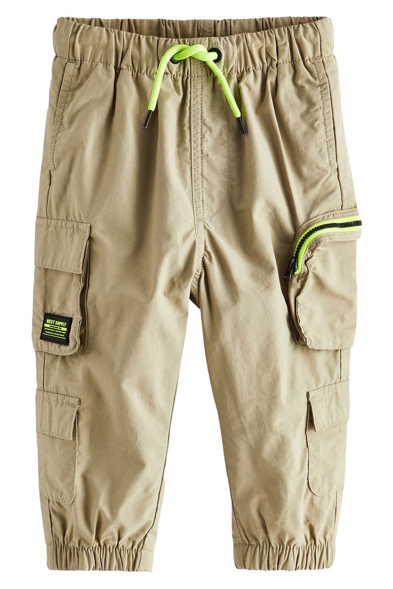 Kids' Cotton Blend Cargo Pants, Main, color, NATURAL