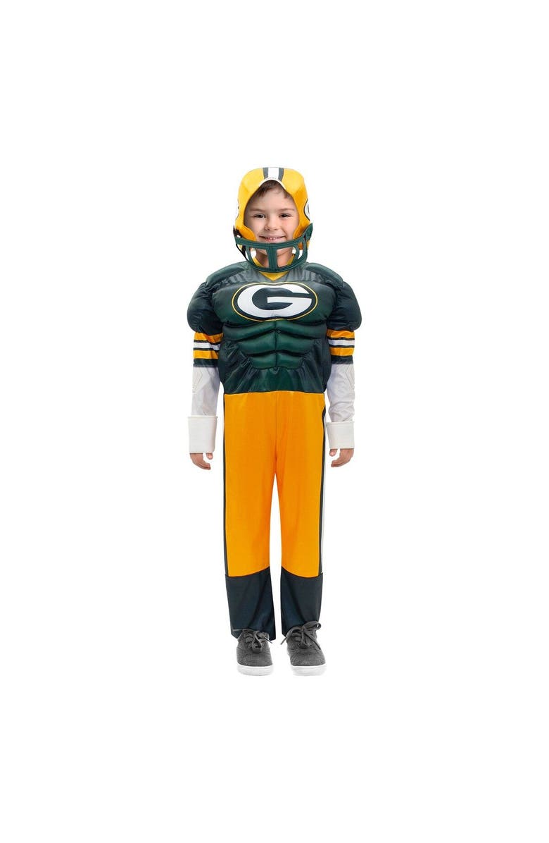 JERRY LEIGH Toddler Green Green Bay Packers Game Day Costume, Main, color,