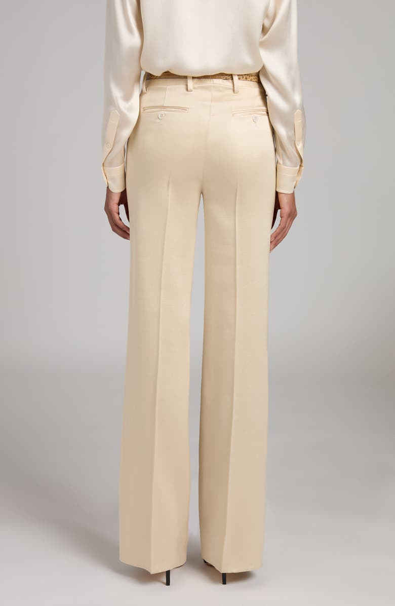 TOM FORD Silk & Virgin Wool Trousers, Alternate, color, Aw040 Champagne