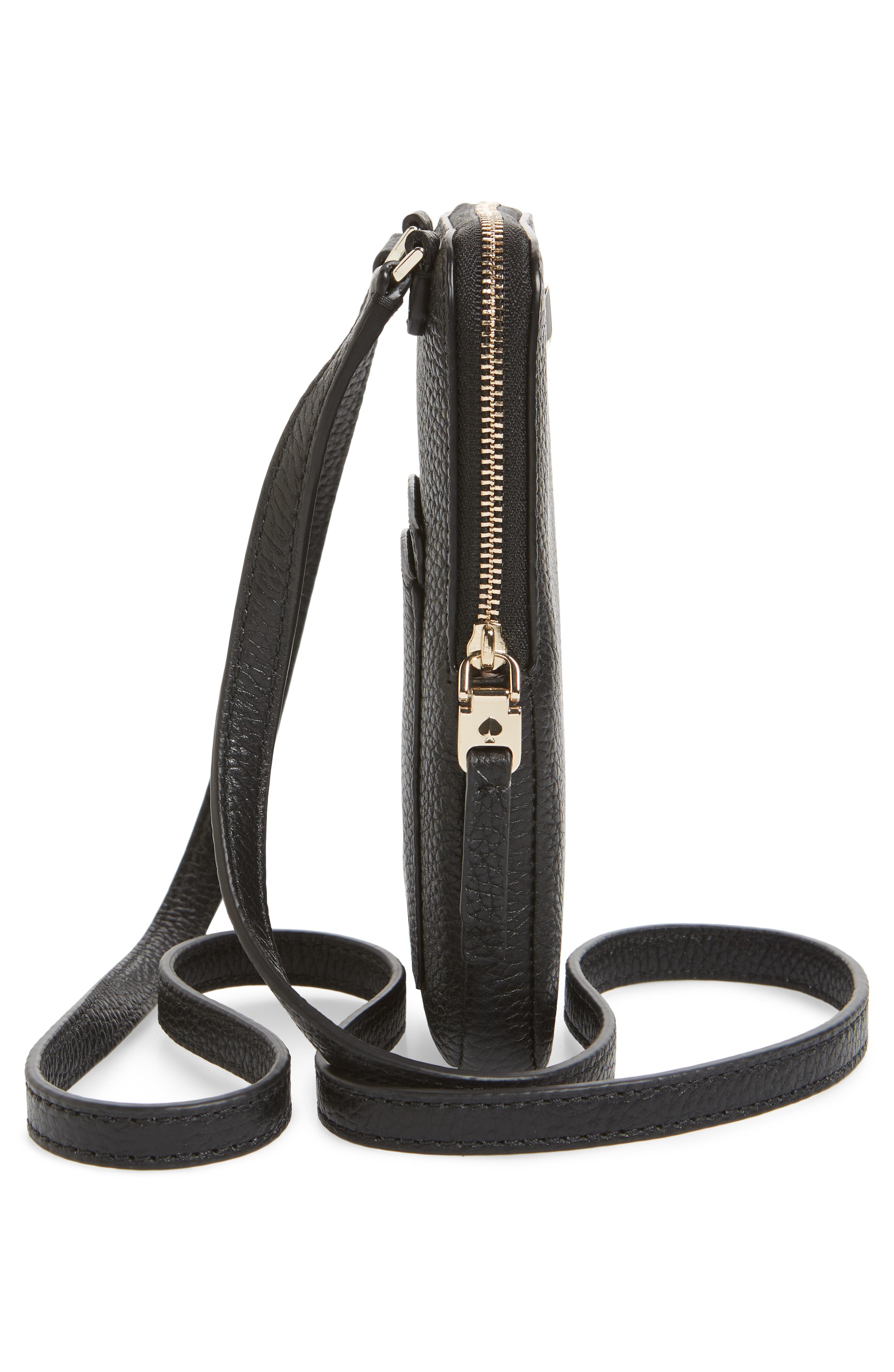Kate Spade New York polly leather phone crossbody bag, Alternate, color, 