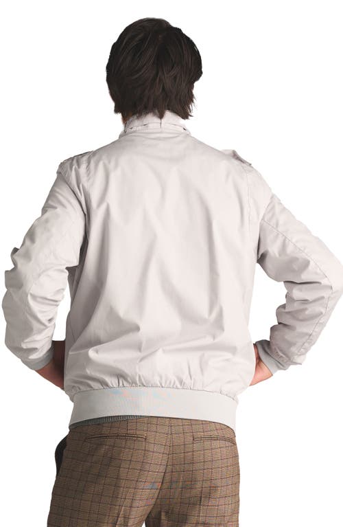 Members Only Classic Iconic Racer Jacket In Gray