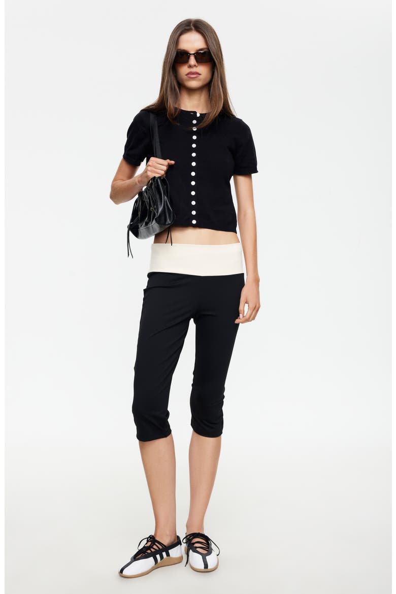 Canyon Capri Pants, Alternate, color, NOIR