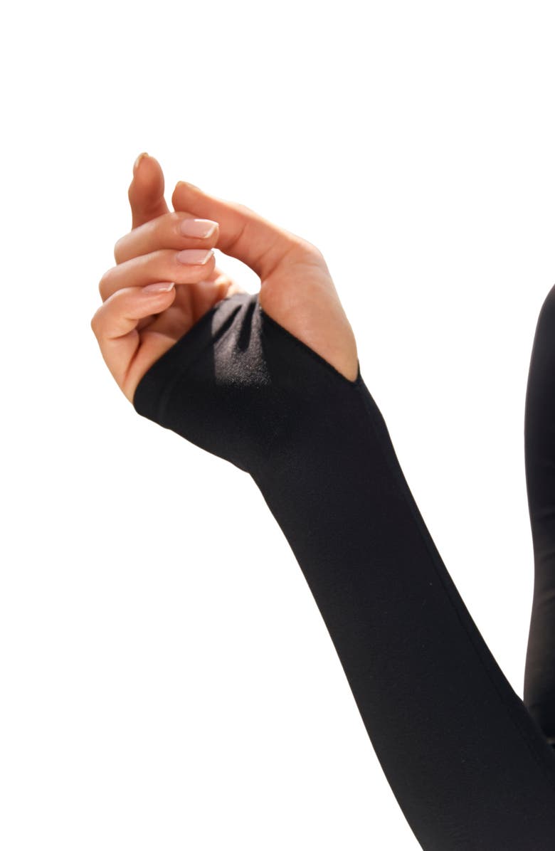 Noody Long sleeve Bodysuit, Alternate, color, Black