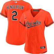 Nike Women's Nike Gunnar Henderson Orange Baltimore Orioles Alternate 2 Replica Jersey