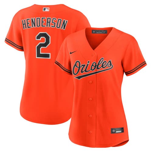 Nike Gunnar Henderson Orange Baltimore Orioles Alternate 2 Replica Jersey