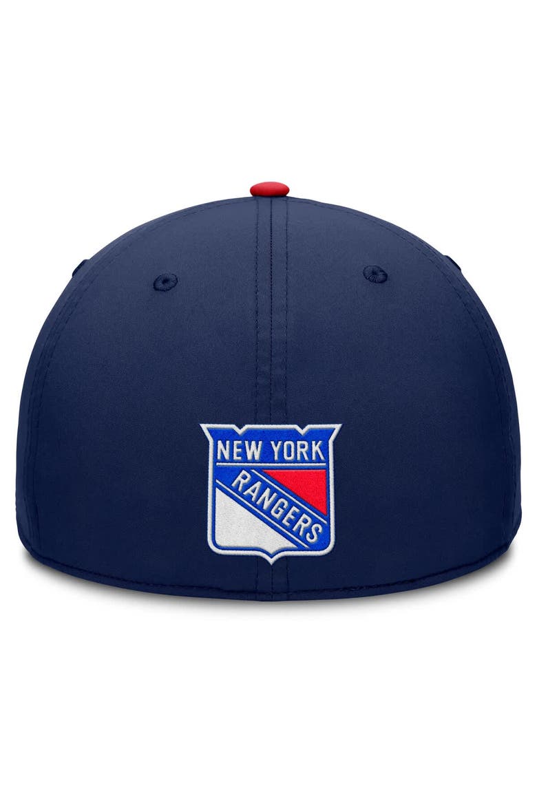 Men's Fanatics Navy/Red New York Rangers Authentic Pro Rink Team Code Flex Hat, Alternate, color, Navy