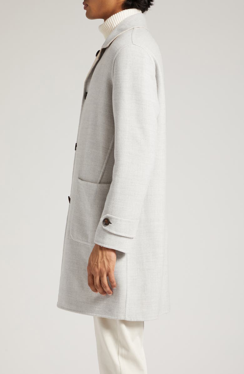 Eleventy Reversible Double Face Wool Coat, Alternate, color, 