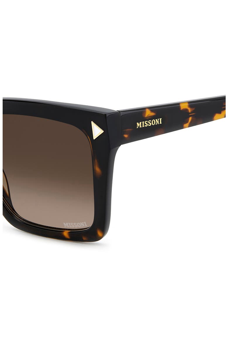 55mm Gradient Square Sunglasses, Alternate, color, HAVANA/ BROWN
