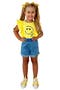 Girls SmileyWorld Bold Expression Denim Shorts Set