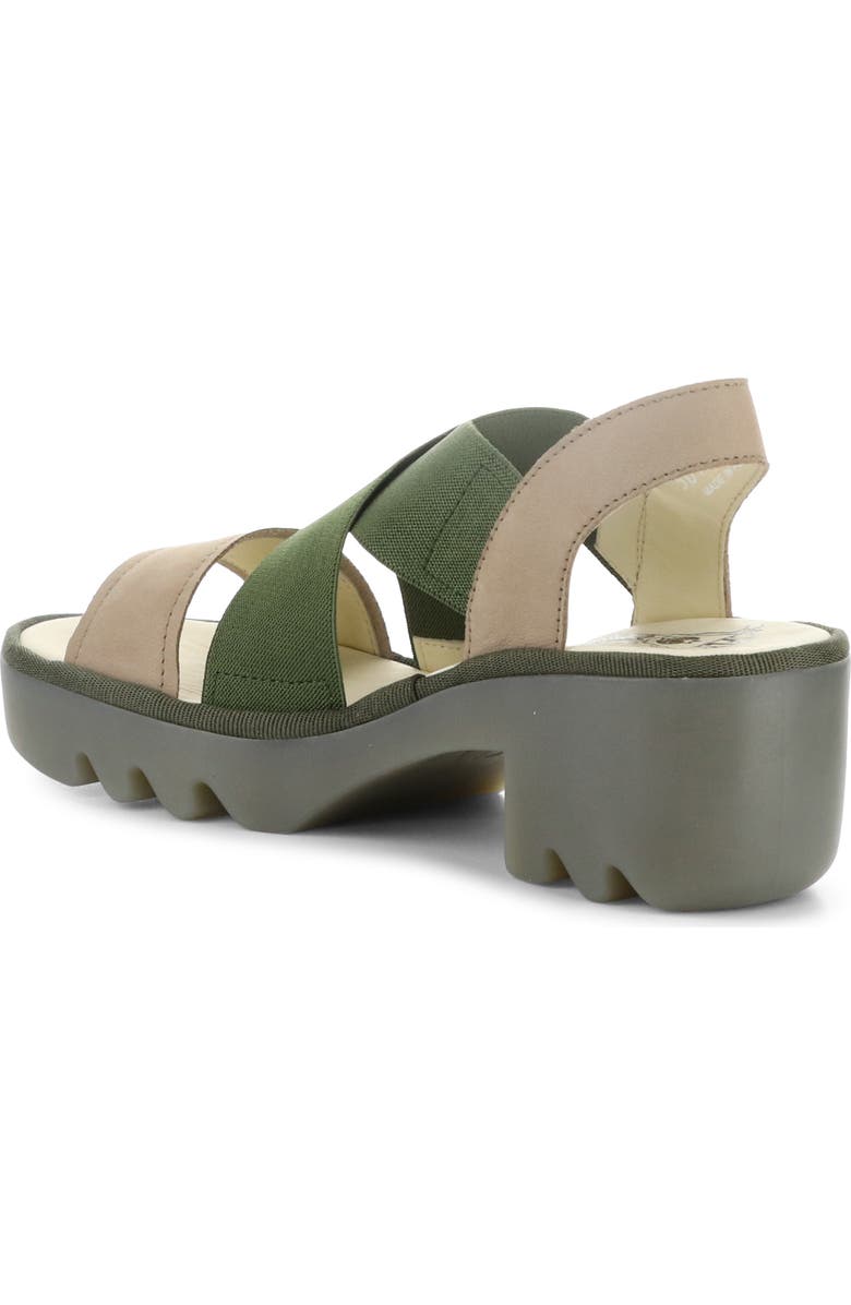 Fly London Taji Platform Slingback Sandal, Alternate, color, 008 Taupe/ Khaki