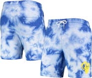 New Era Men's New Era Royal Los Angeles Rams Tie-Dye Shorts