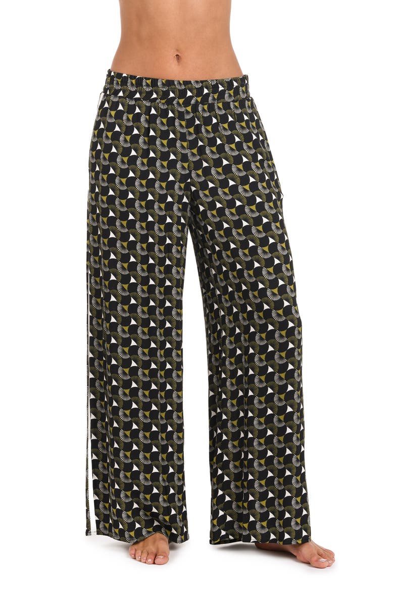 Trip Around Beach Cover-Up Pants, Alternate, color, BLACK