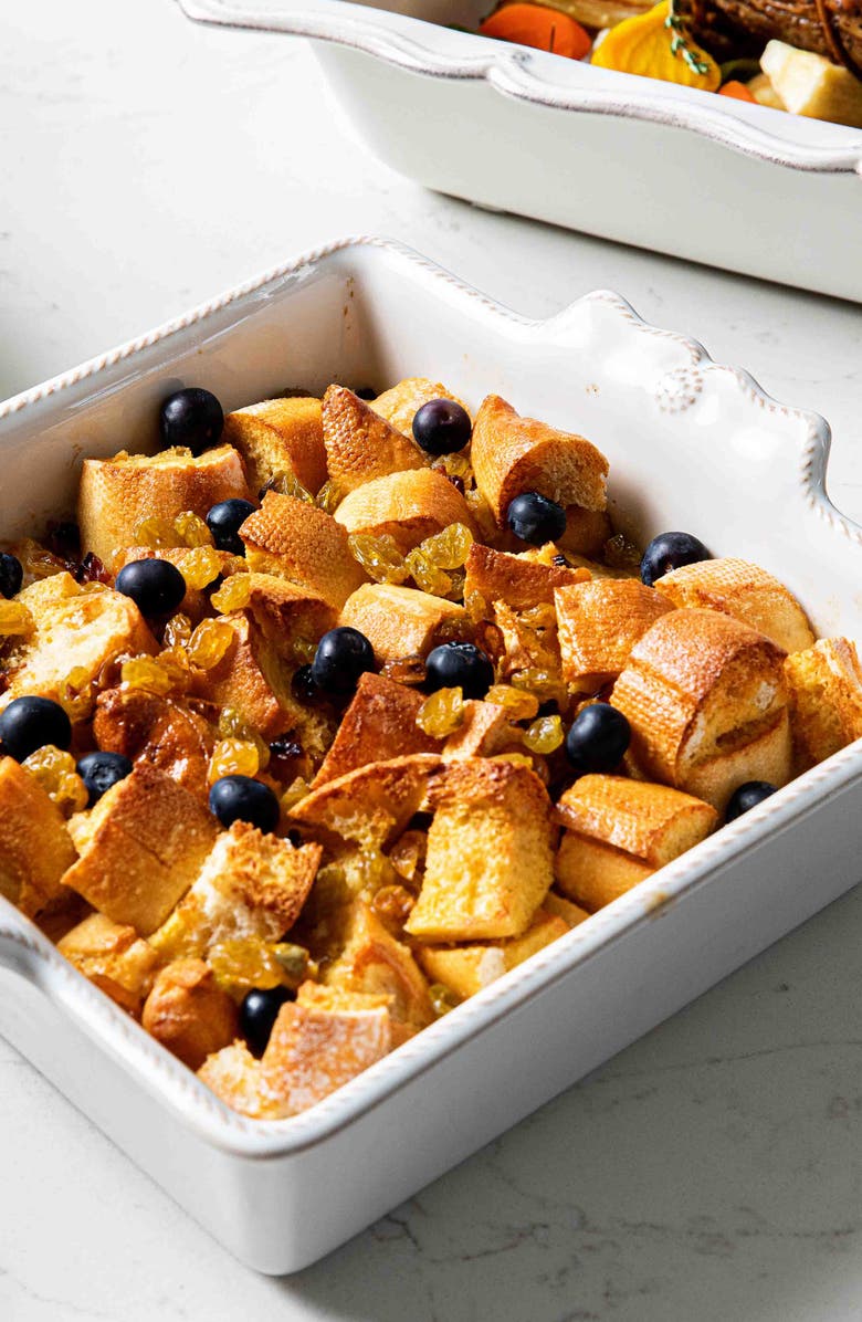 Juliska Berry & Thread Square Ceramic Baking Dish, Alternate, color, Whitewash