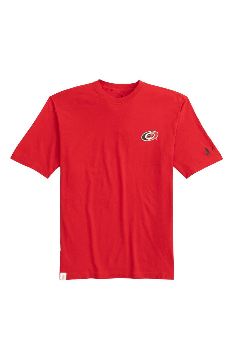 johnnie-O Men's johnnie-O Red Carolina Hurricanes Heathered Spencer T-Shirt, Alternate, color, Red
