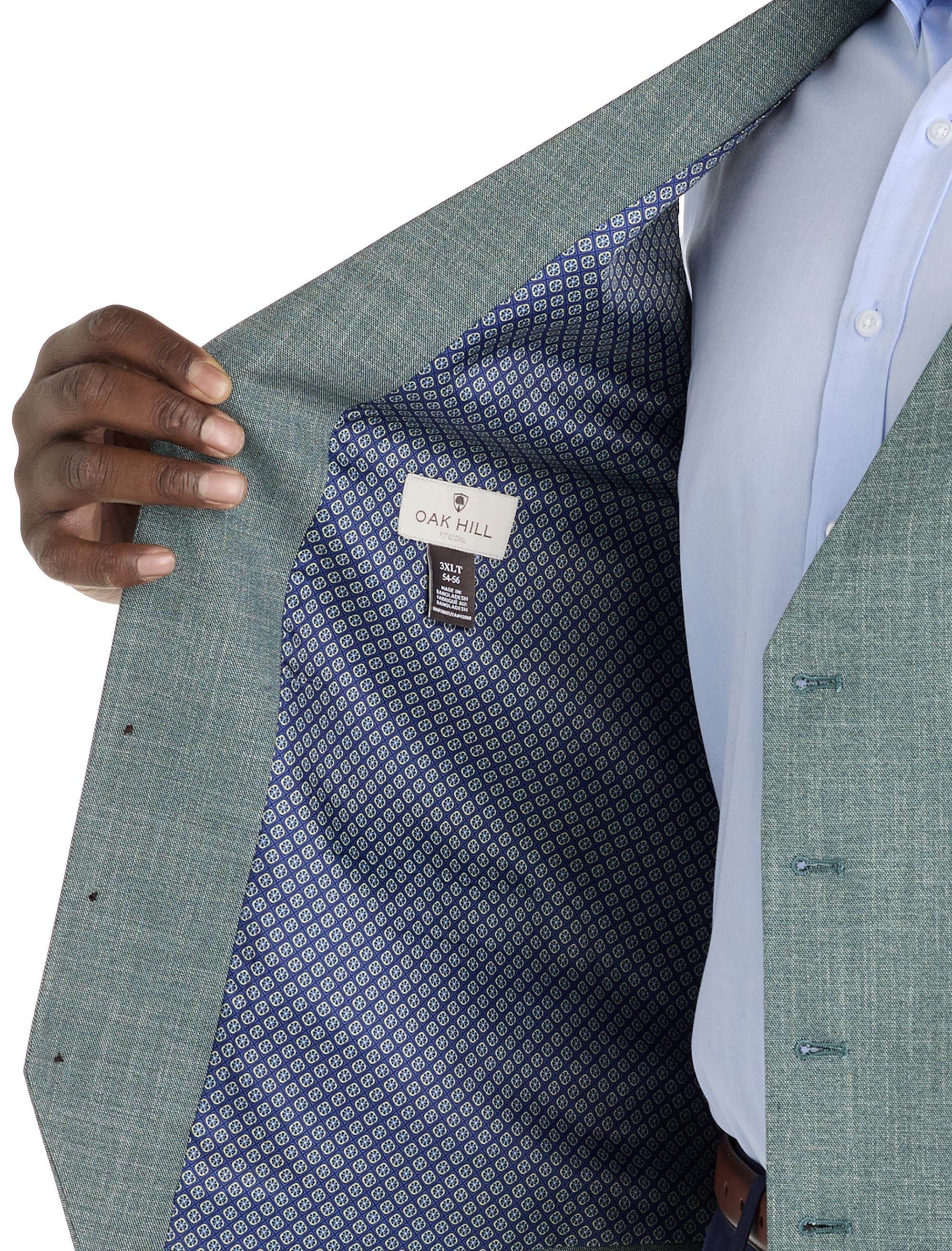 Oak Hill by DXL Big & Tall Textured Vest (Men) | Nordstrom